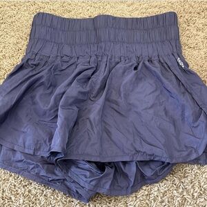 Free People Purple High-Waisted Shorts